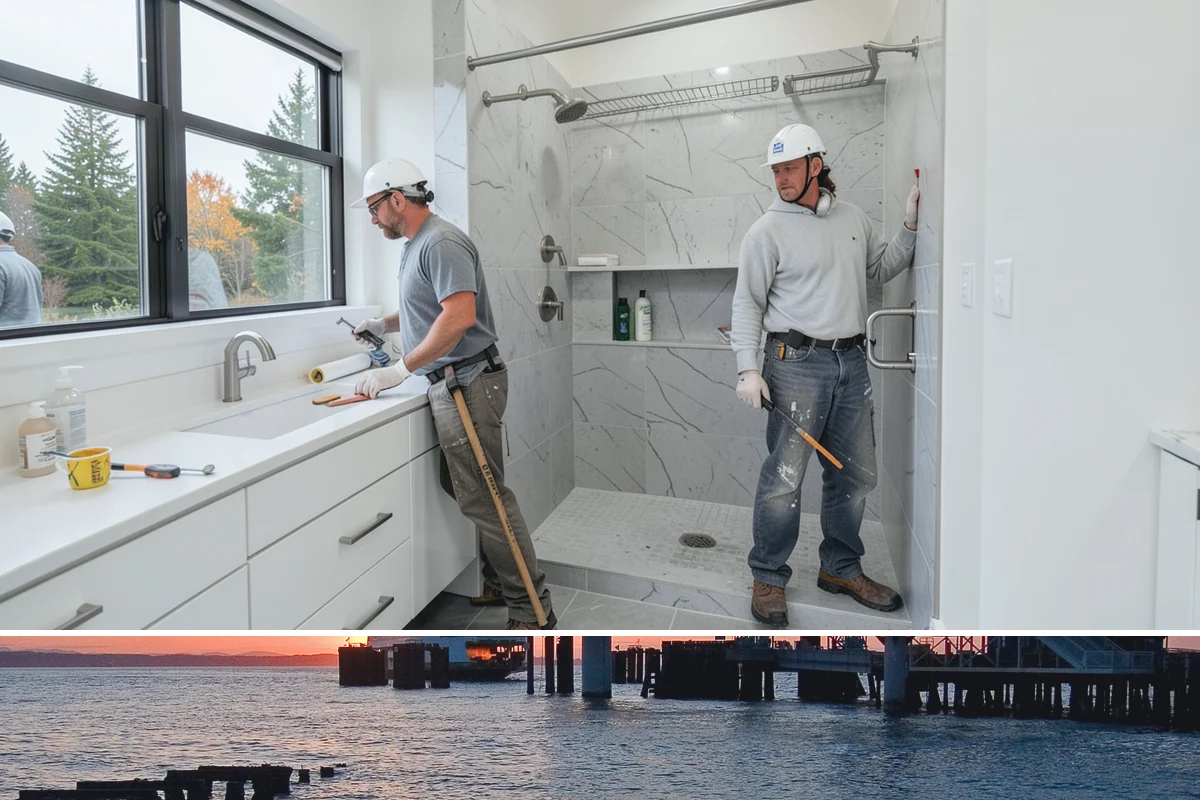 Caulking & Sealing in Edmonds, Snohomish County, WA - Exterior caulking is best applied in dry, mild conditions for a proper cure.