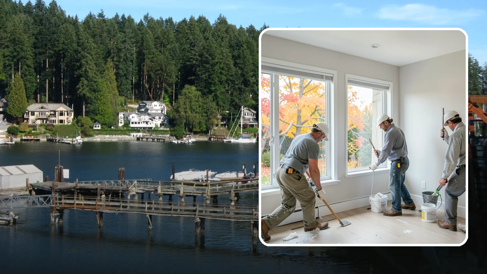 Caulking & Sealing in Gig Harbor, Pierce County, WA - Precision caulking and sealing that keeps water and drafts out of your home's joints.
