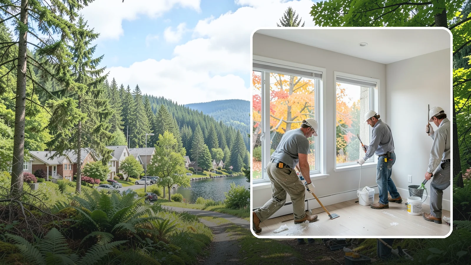 Caulking & Sealing in Lake Forest Park, King County, WA - Precision caulking and sealing that keeps water and drafts out of your home's joints.
