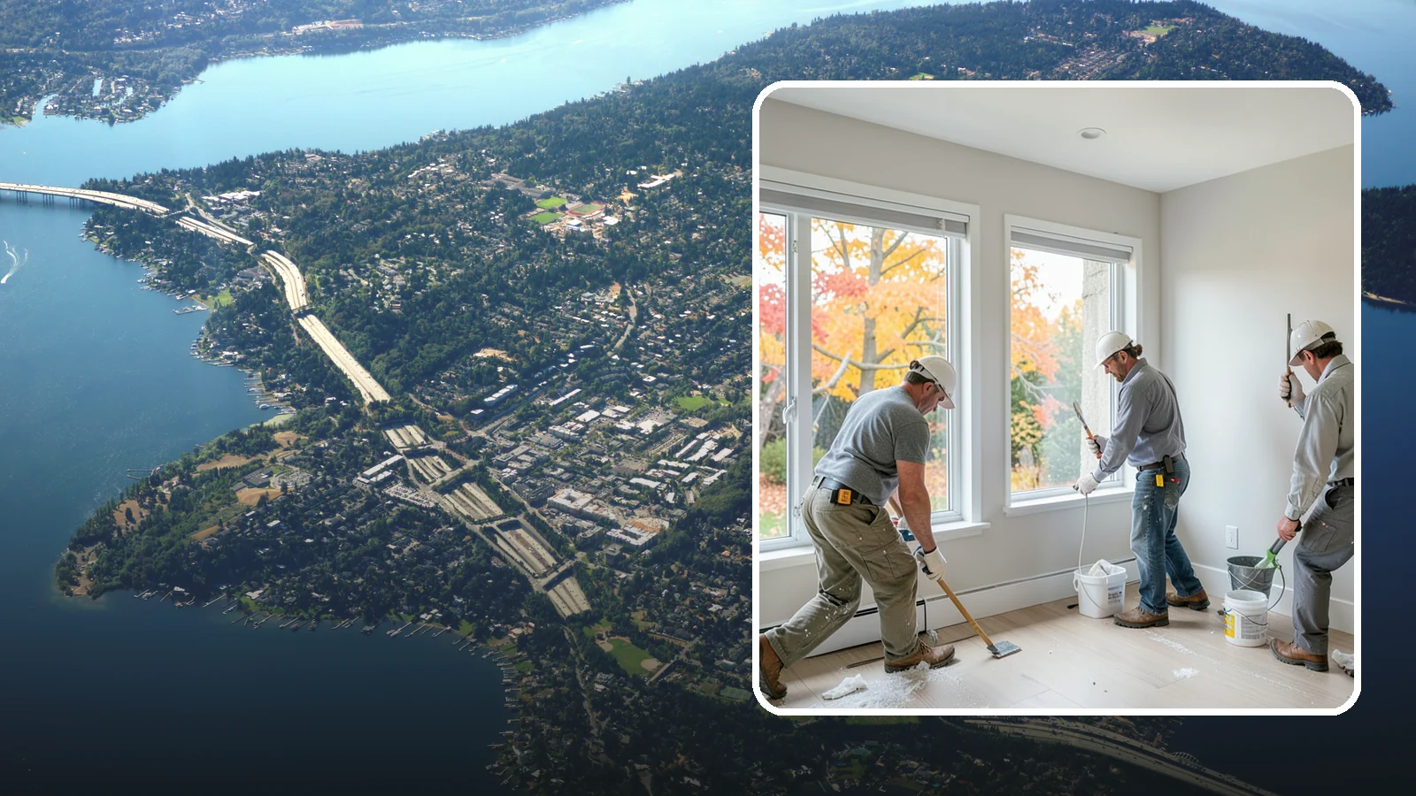 Caulking & Sealing in Mercer Island, King County, WA - Precision caulking and sealing that keeps water and drafts out of your home's joints.