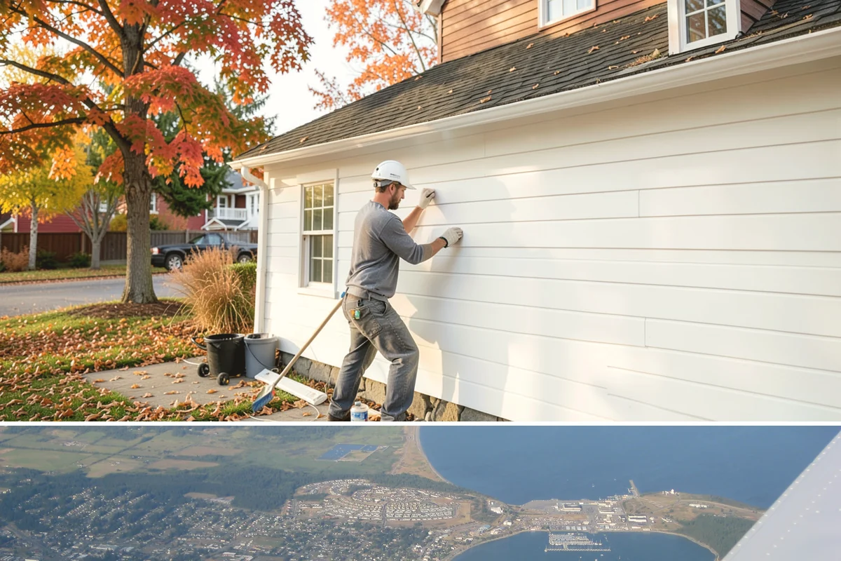 Caulking & Sealing in Oak Harbor, Island County, WA - Exterior caulking is best applied in dry, mild conditions for a proper cure.