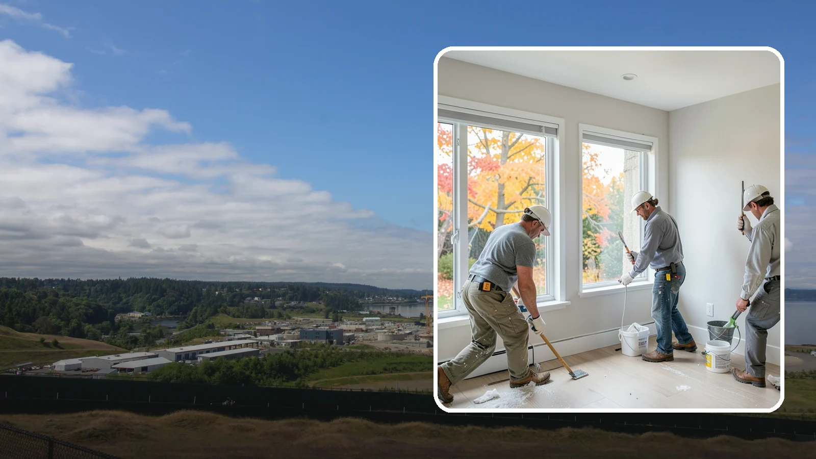 Caulking & Sealing in University Place, Pierce County, WA - Precision caulking and sealing that keeps water and drafts out of your home's joints.