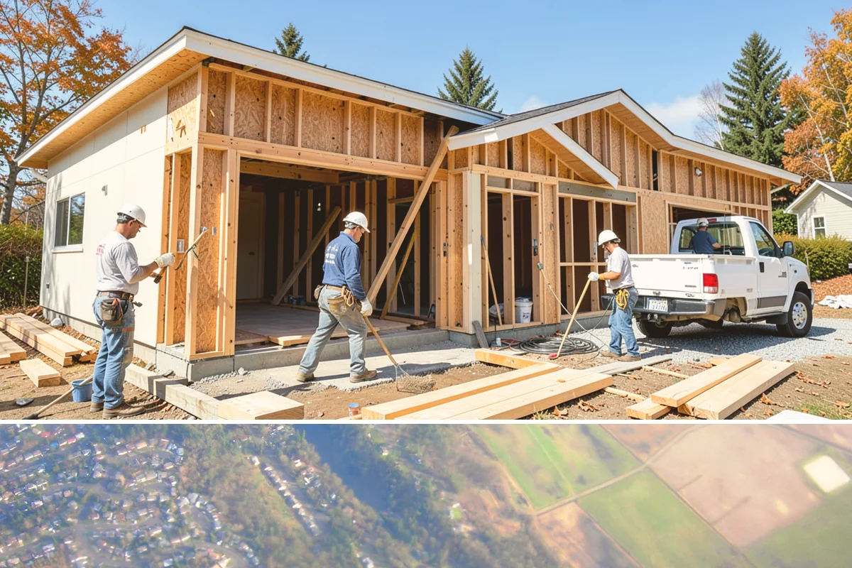 Cedar Deck Installation in Algona, King County, WA - Dry summer weeks are ideal for installing and sealing cedar so the wood cures properly before fall rains return.