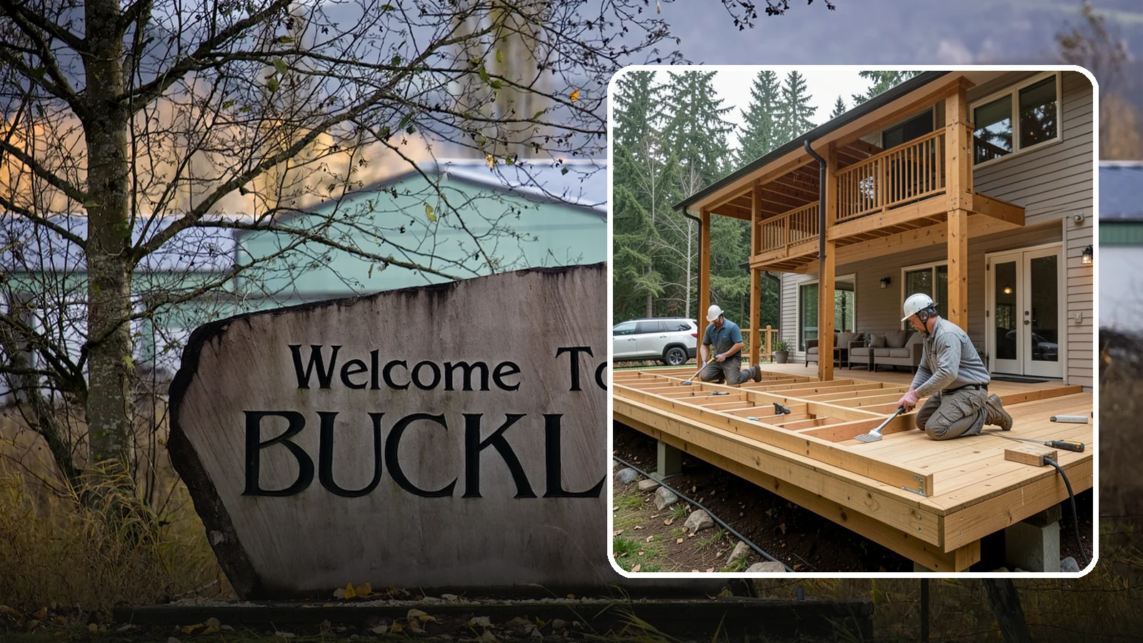 Cedar Deck Installation in Buckley, Pierce County, WA - Naturally rot-resistant cedar decking that brings classic Pacific Northwest warmth to your outdoor space.
