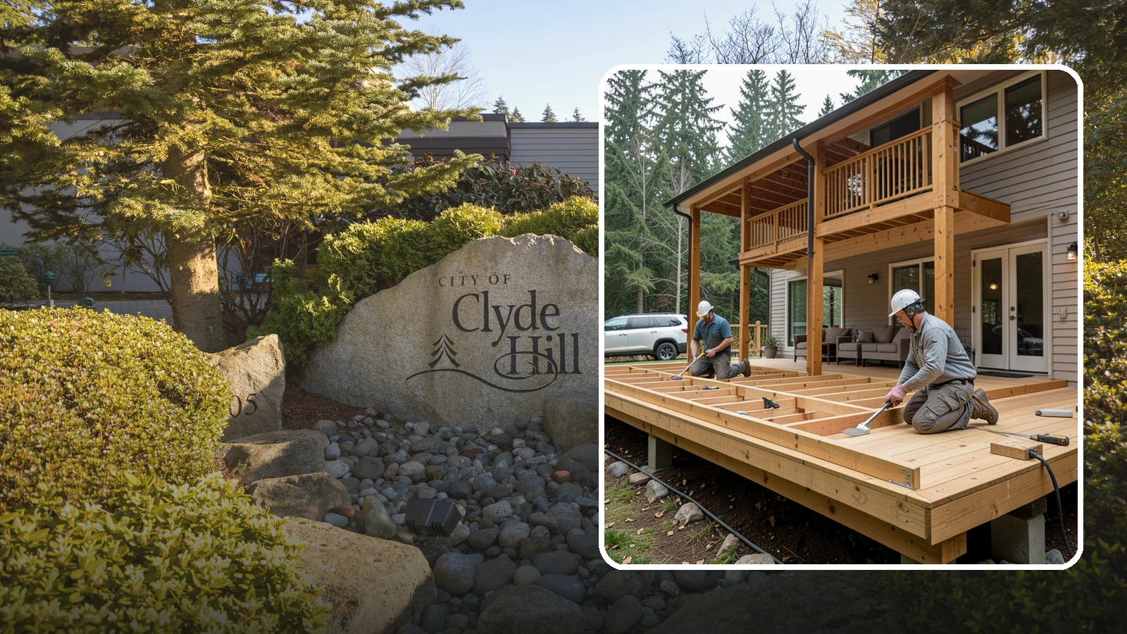 Cedar Deck Installation in Clyde Hill, King County, WA - Naturally rot-resistant cedar decking that brings classic Pacific Northwest warmth to your outdoor space.