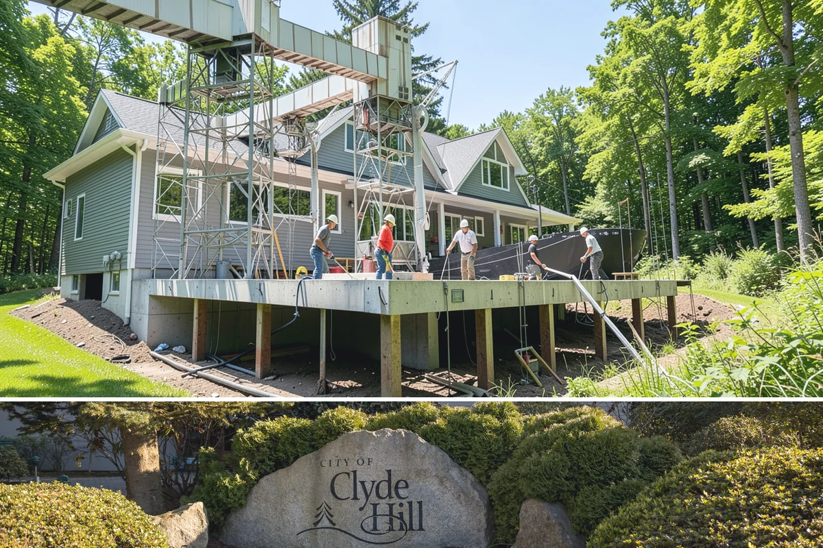 Cedar Deck Installation in Clyde Hill, King County, WA - Dry summer weeks are ideal for installing and sealing cedar so the wood cures properly before fall rains return.