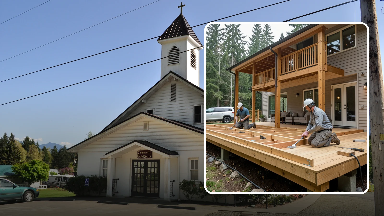 Cedar Deck Installation in Concrete, Skagit County, WA - Naturally rot-resistant cedar decking that brings classic Pacific Northwest warmth to your outdoor space.