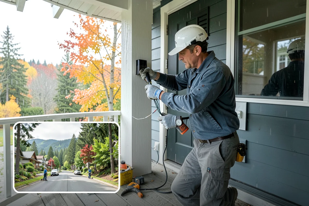 Cedar Deck Installation in Darrington, Snohomish County, WA - Naturally resists rot and insects thanks to cedar's oils