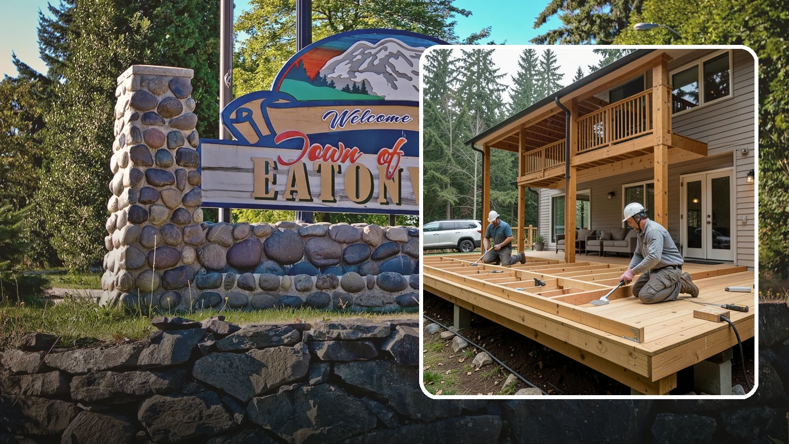 Cedar Deck Installation in Eatonville, Pierce County, WA - Naturally rot-resistant cedar decking that brings classic Pacific Northwest warmth to your outdoor space.