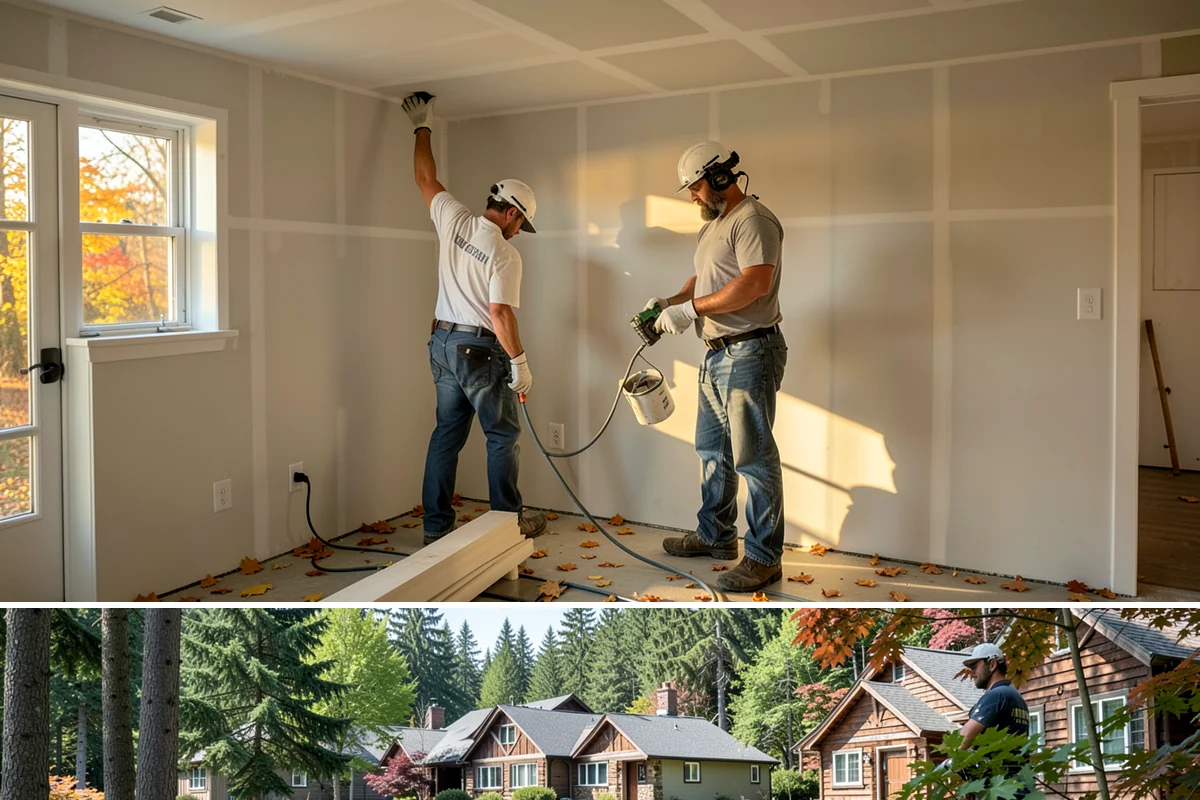 Cedar Deck Installation in Edgewood, Pierce County, WA - Dry summer weeks are ideal for installing and sealing cedar so the wood cures properly before fall rains return.