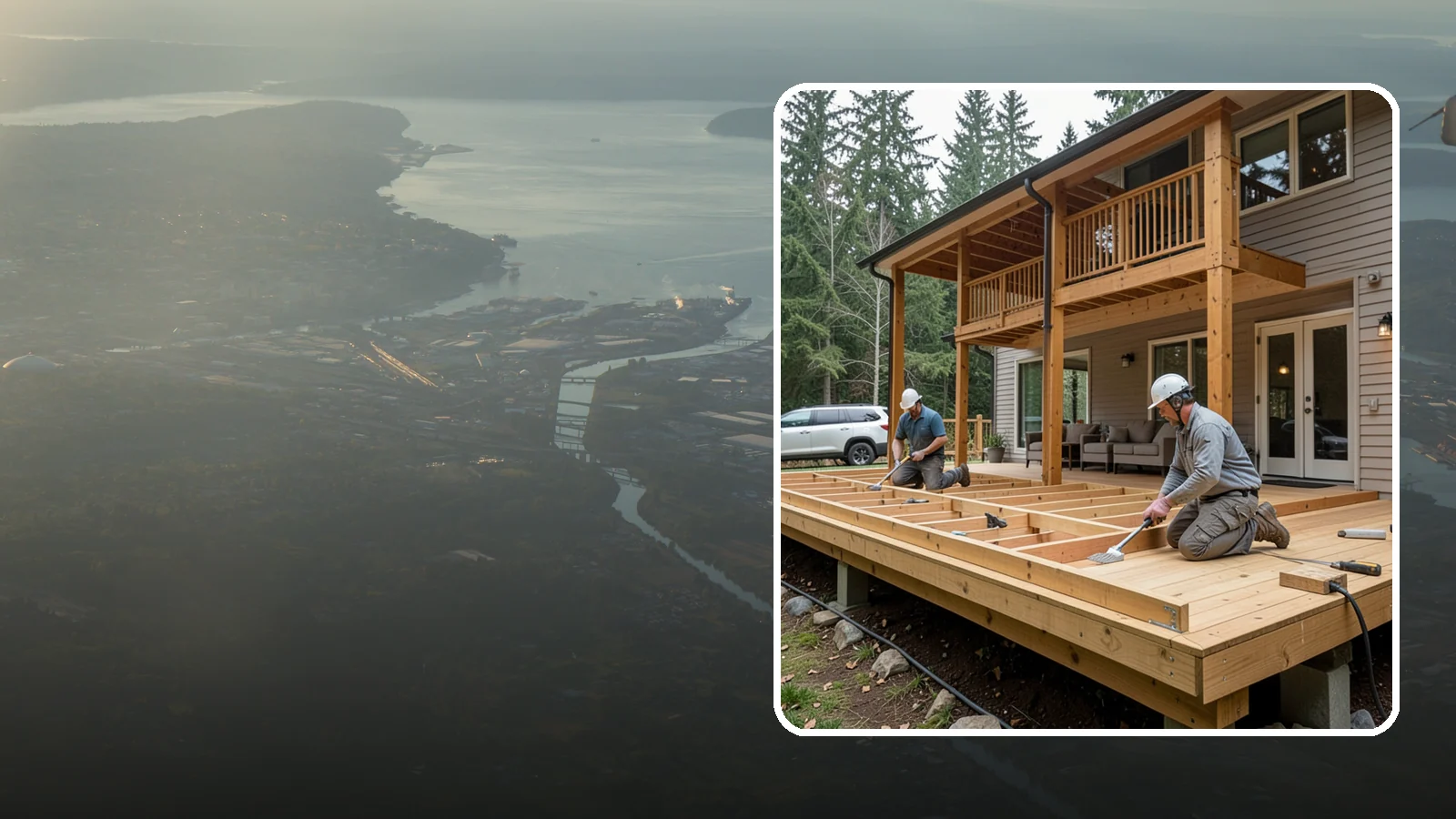 Cedar Deck Installation in Fife, Pierce County, WA - Naturally rot-resistant cedar decking that brings classic Pacific Northwest warmth to your outdoor space.