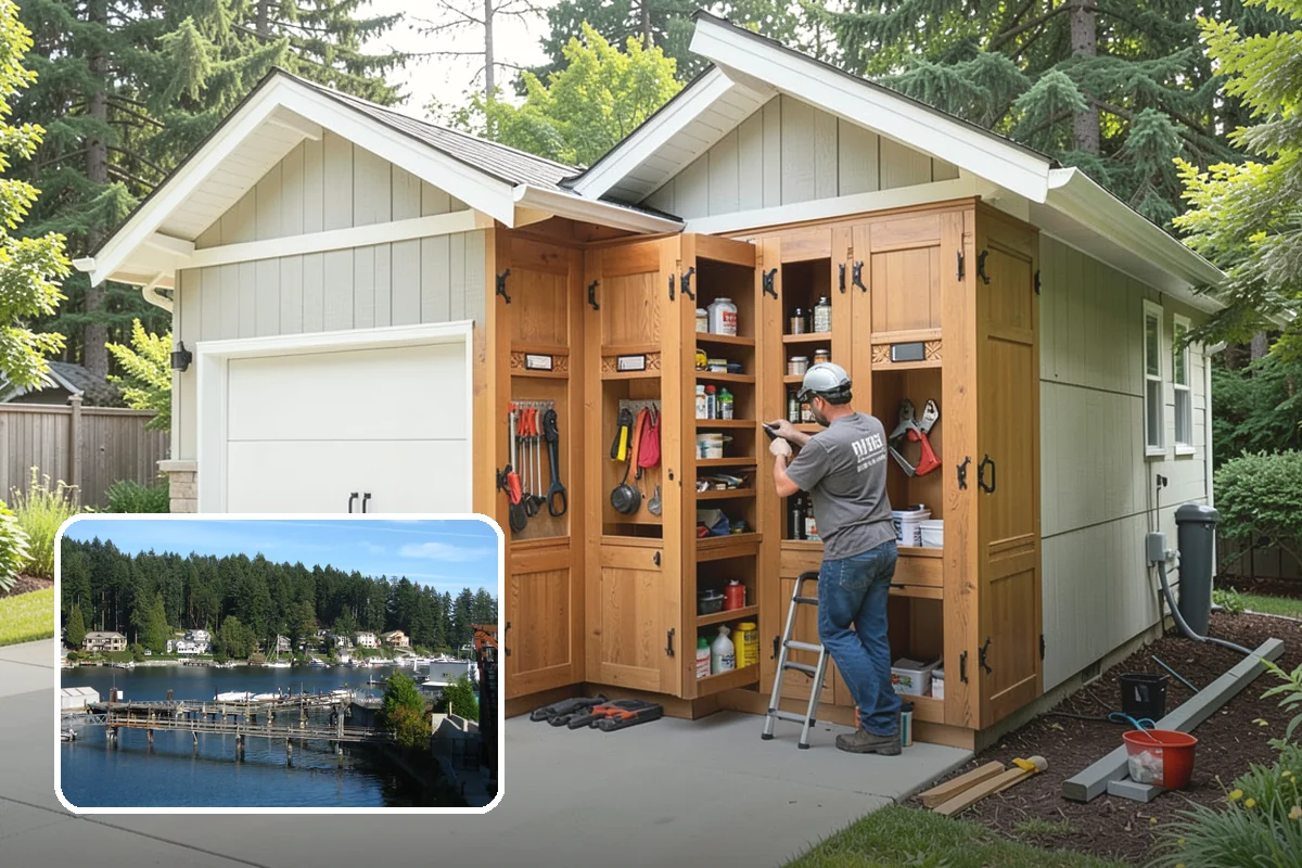 Cedar Deck Installation in Gig Harbor, Pierce County, WA - Naturally resists rot and insects thanks to cedar's oils