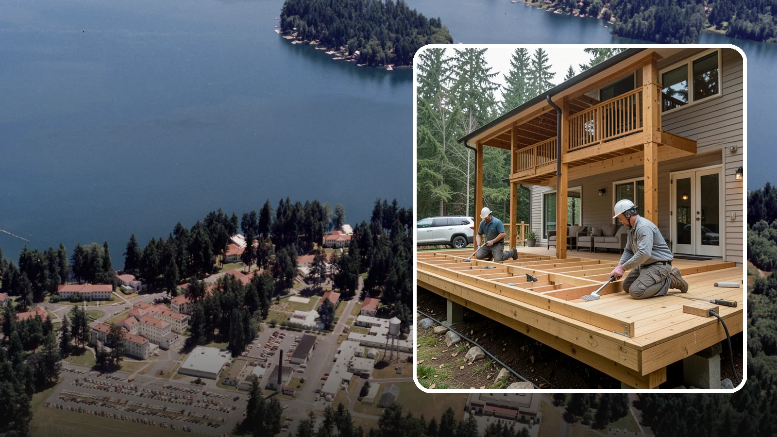 Cedar Deck Installation in Lakewood, Pierce County, WA - Naturally rot-resistant cedar decking that brings classic Pacific Northwest warmth to your outdoor space.
