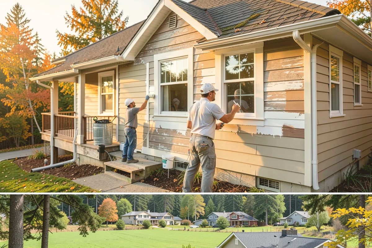 Cedar Deck Installation in Lyman, Skagit County, WA - Dry summer weeks are ideal for installing and sealing cedar so the wood cures properly before fall rains return.