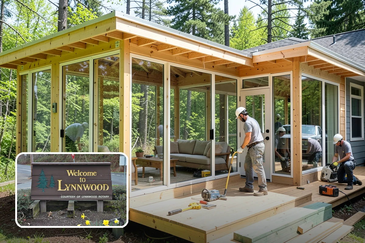 Cedar Deck Installation in Lynnwood, Snohomish County, WA - Naturally resists rot and insects thanks to cedar's oils