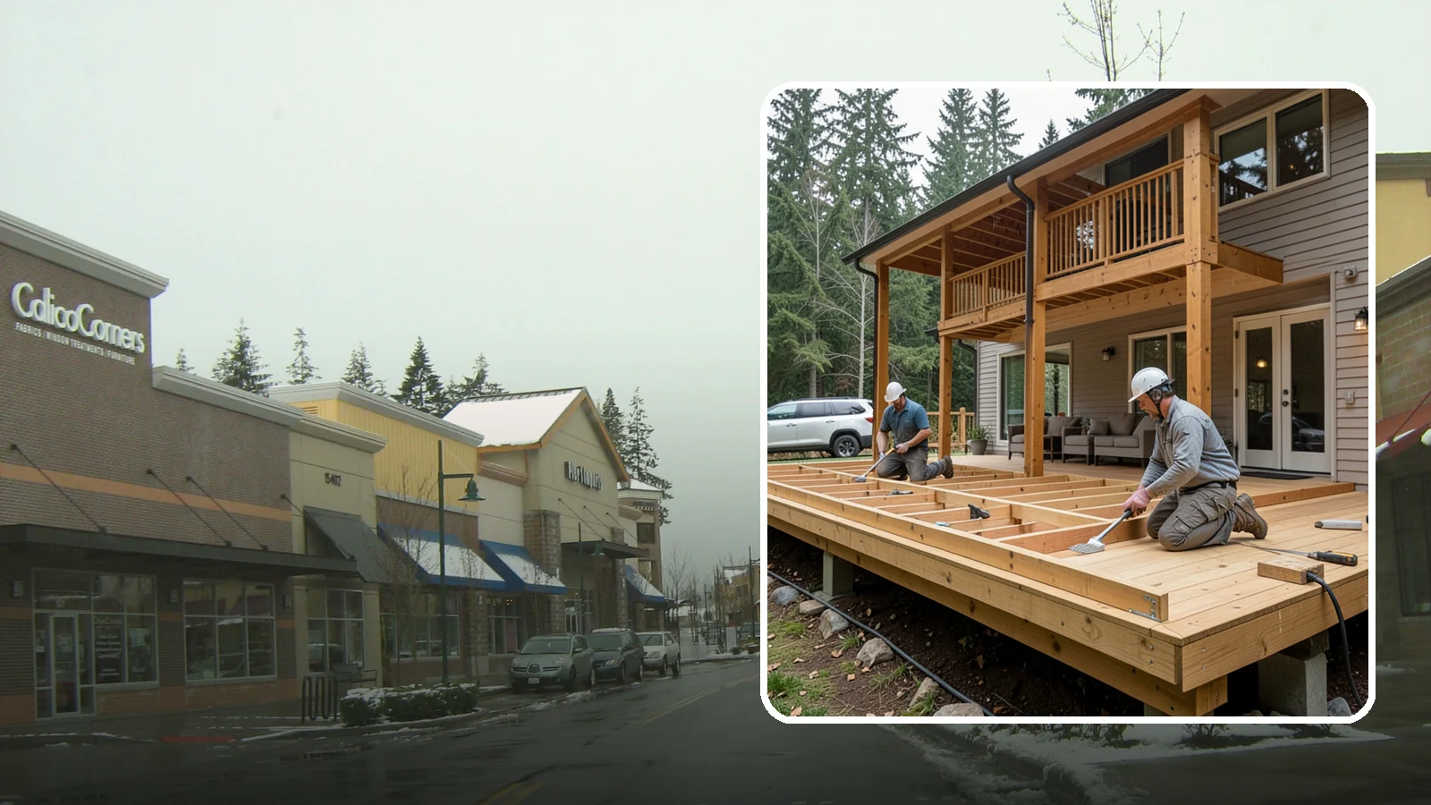 Cedar Deck Installation in Mill Creek, Snohomish County, WA - Naturally rot-resistant cedar decking that brings classic Pacific Northwest warmth to your outdoor space.