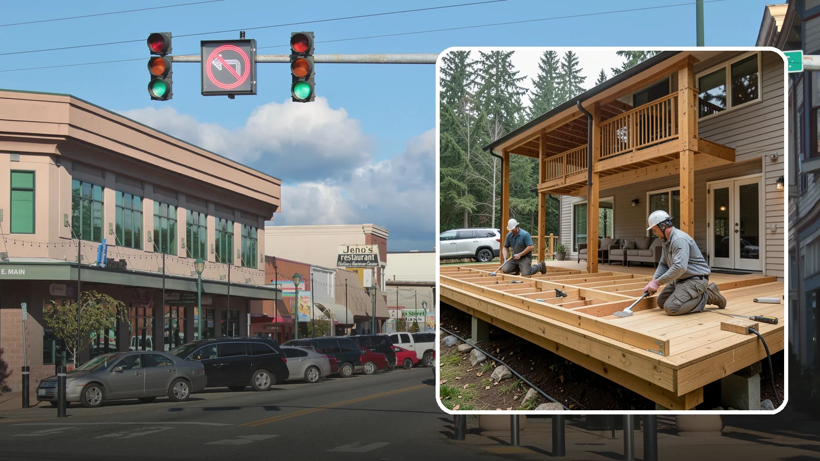 Cedar Deck Installation in Monroe, Snohomish County, WA - Naturally rot-resistant cedar decking that brings classic Pacific Northwest warmth to your outdoor space.