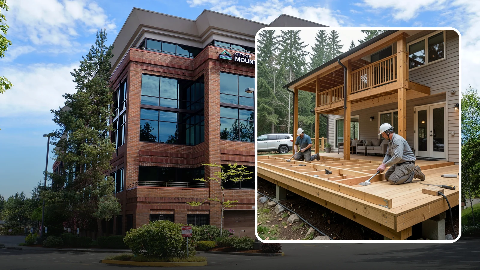 Cedar Deck Installation in Mountlake Terrace, Snohomish County, WA - Naturally rot-resistant cedar decking that brings classic Pacific Northwest warmth to your outdoor space.