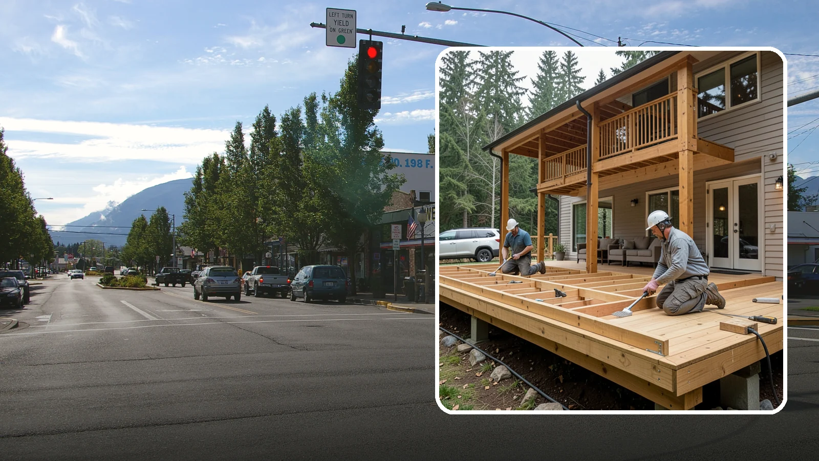Cedar Deck Installation in North Bend, King County, WA - Naturally rot-resistant cedar decking that brings classic Pacific Northwest warmth to your outdoor space.