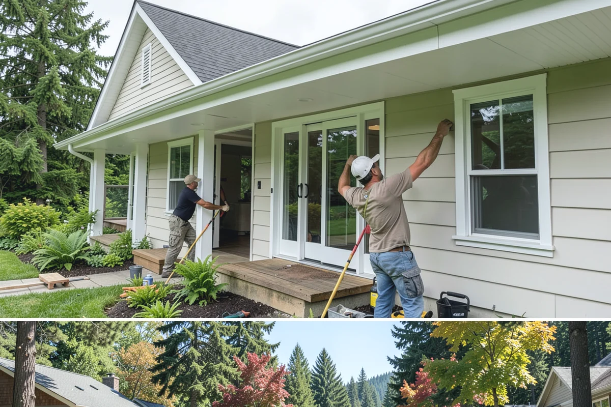 Cedar Deck Installation in Orting, Pierce County, WA - Dry summer weeks are ideal for installing and sealing cedar so the wood cures properly before fall rains return.