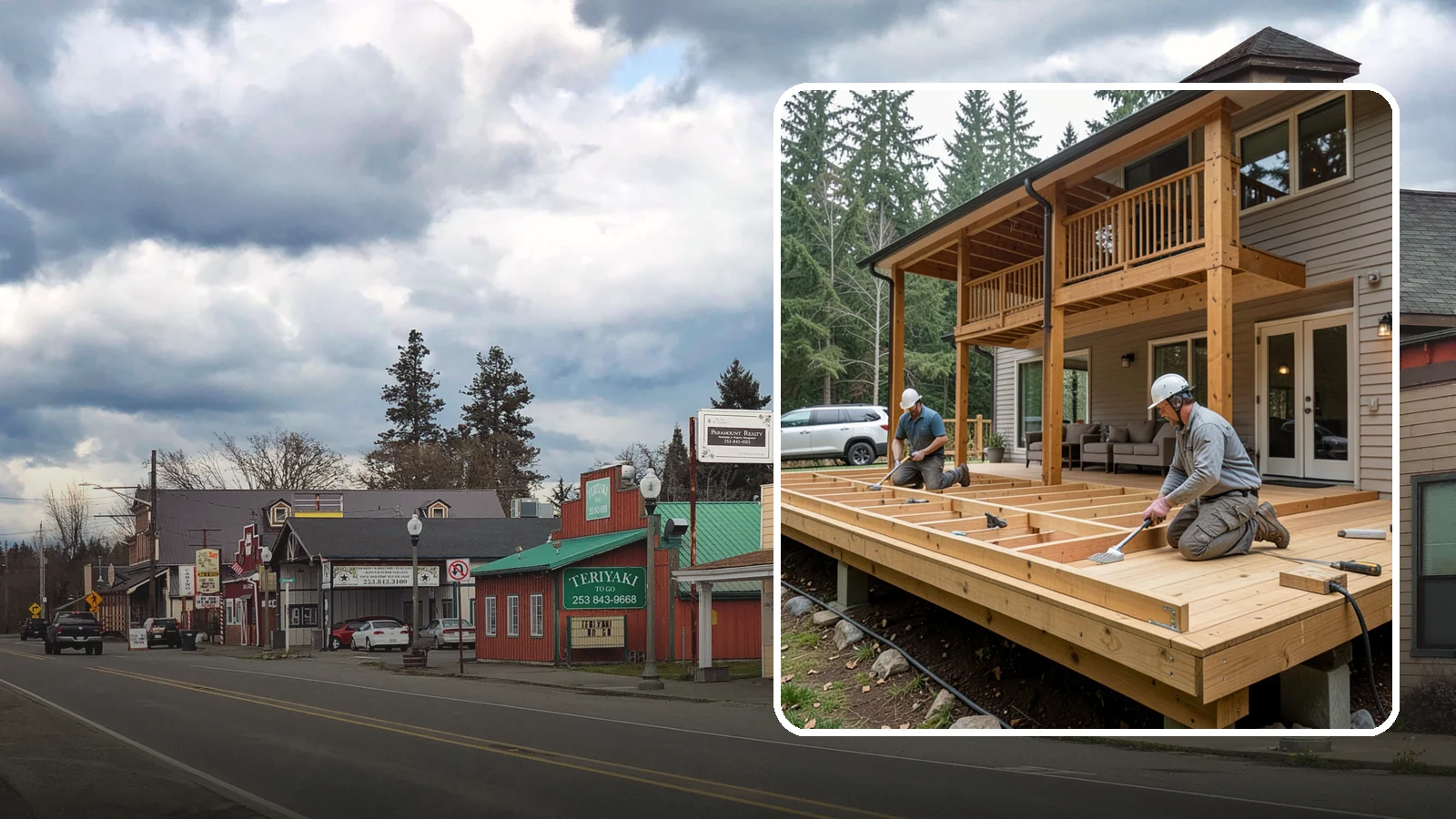 Cedar Deck Installation in Roy, Pierce County, WA - Naturally rot-resistant cedar decking that brings classic Pacific Northwest warmth to your outdoor space.