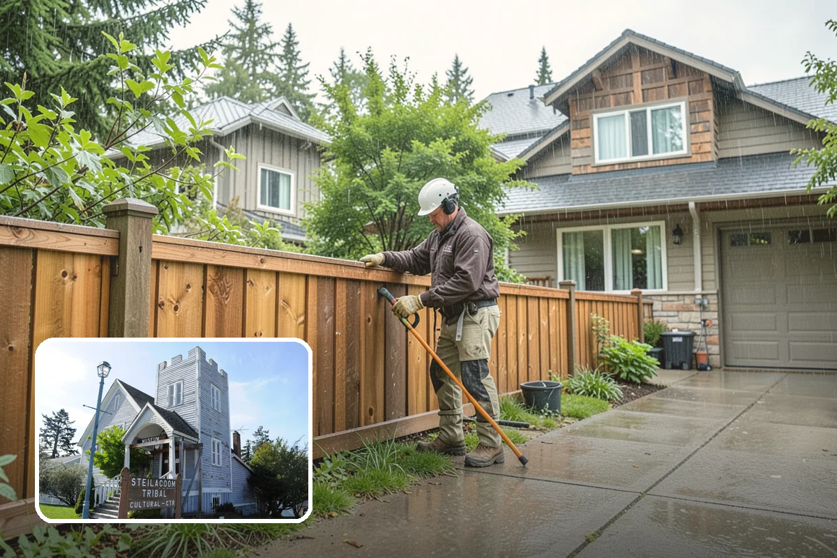 Cedar Deck Installation in Steilacoom, Pierce County, WA - Naturally resists rot and insects thanks to cedar's oils
