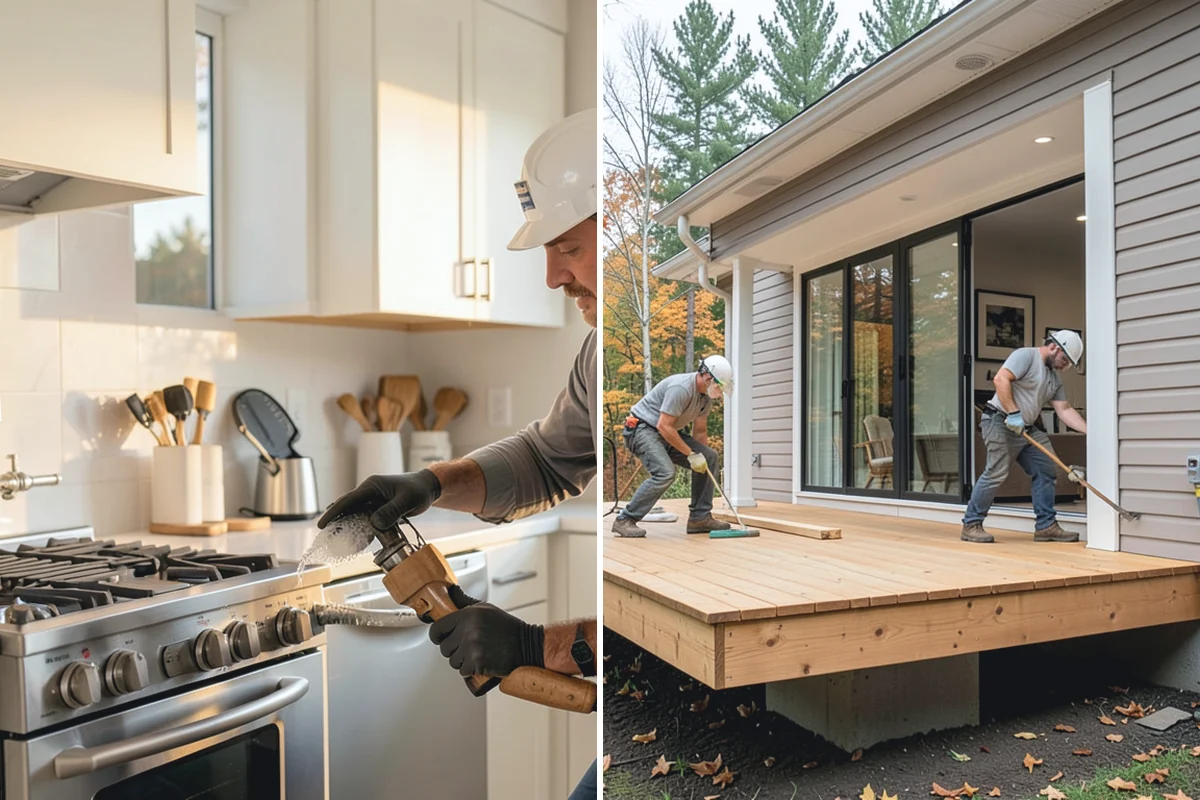 Cedar Deck Installation in Woodinville, King County, WA - Review cedar grades and finish options with you