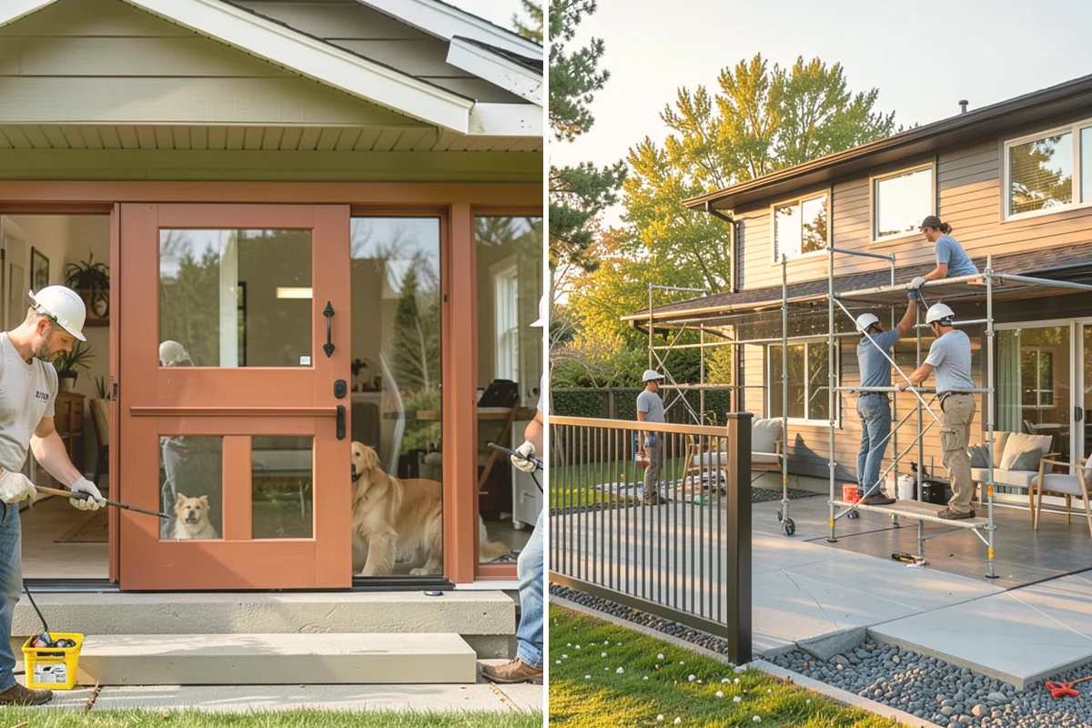 Cedar Fence Installation in Bellevue, King County, WA - Lay out the fence and verify setbacks