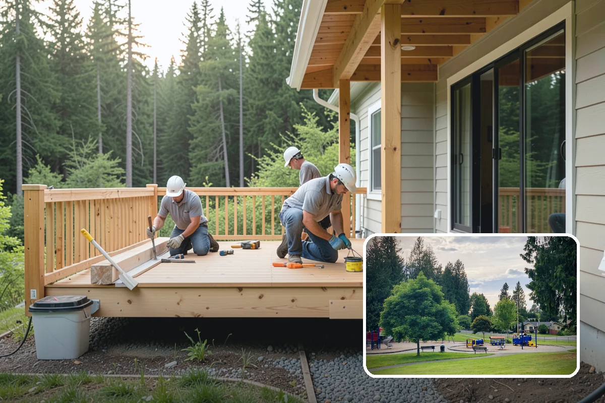 Cedar Fence Installation in Bonney Lake, Pierce County, WA - Natural oils resist rot and insects