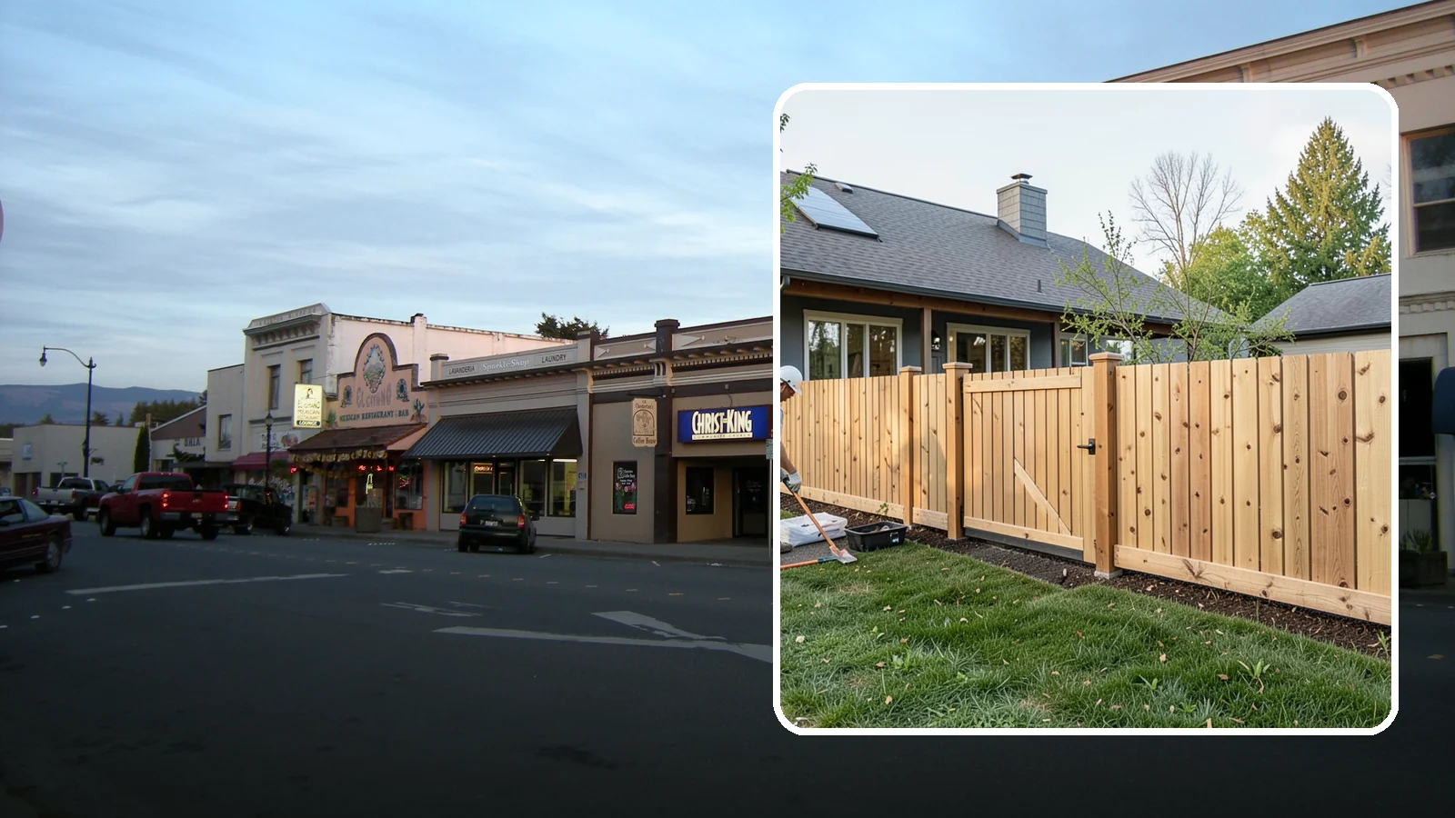 Cedar Fence Installation in Burlington, Skagit County, WA - A premium cedar fence prized for its natural rot resistance and rich Northwest character.