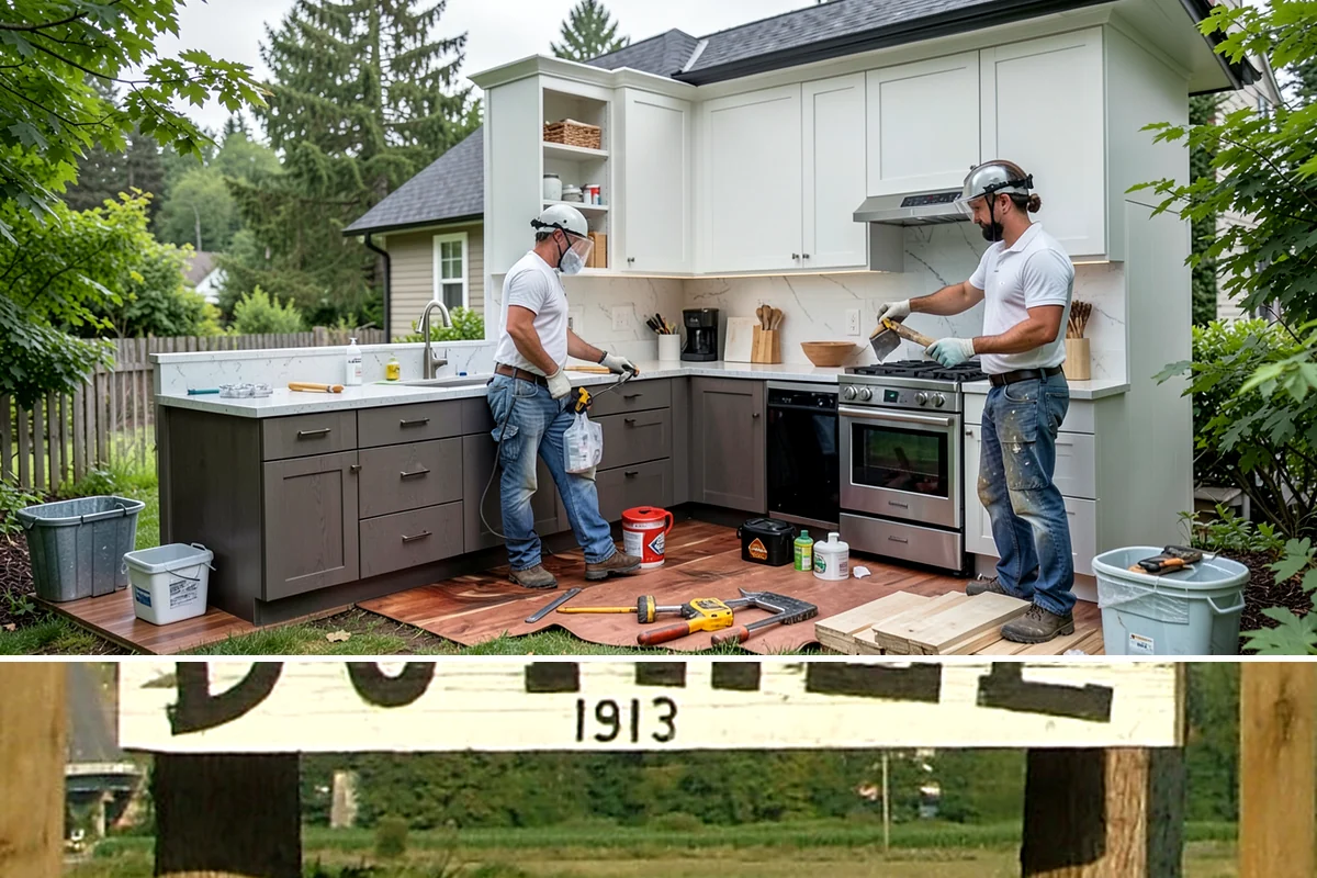 Cedar Fence Installation in Duvall, King County, WA - Build in summer so footings set and any sealant cures before the rains begin.