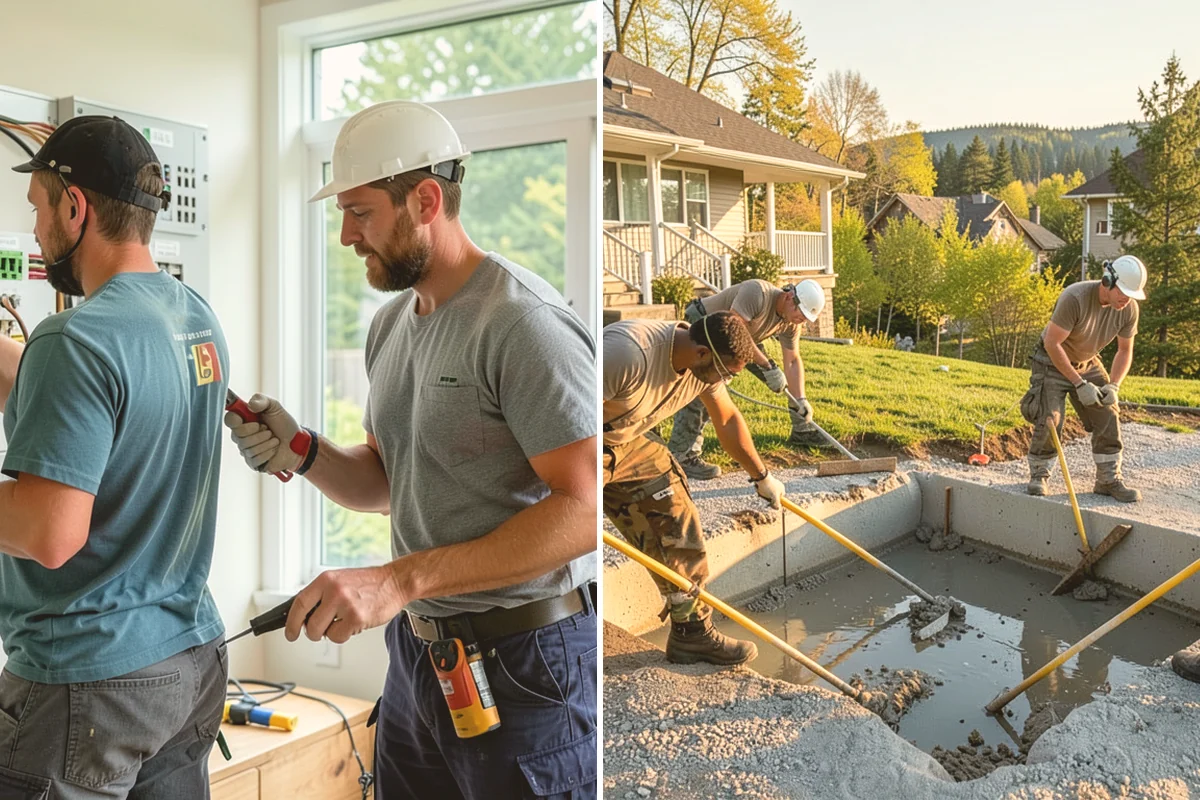 Cedar Fence Installation in Edmonds, Snohomish County, WA - Lay out the fence and verify setbacks