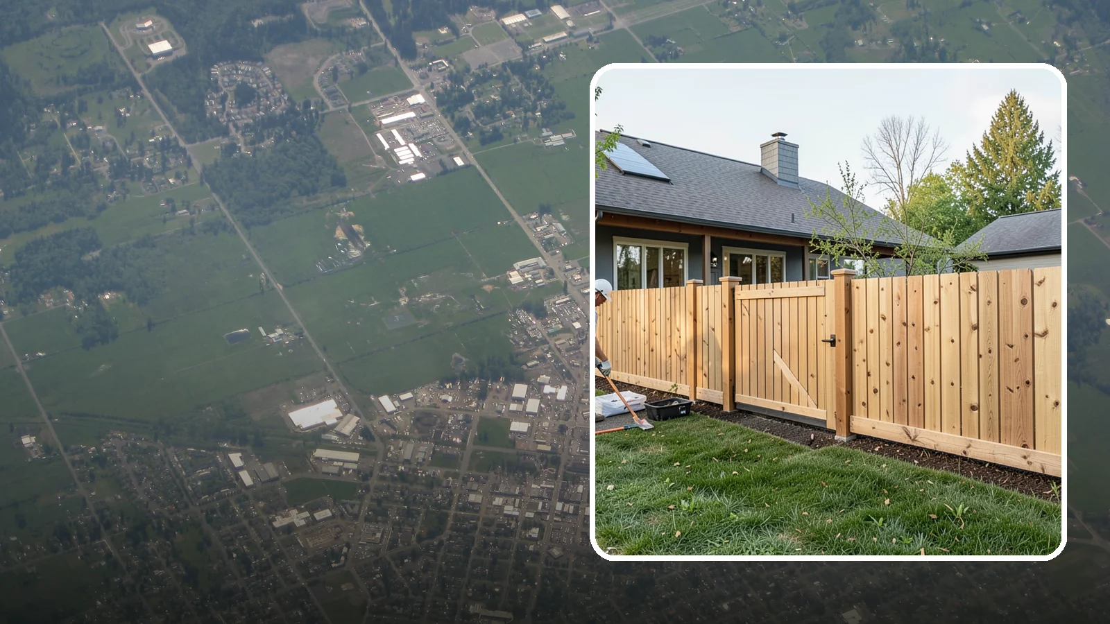 Cedar Fence Installation in Enumclaw, King County, WA - A premium cedar fence prized for its natural rot resistance and rich Northwest character.