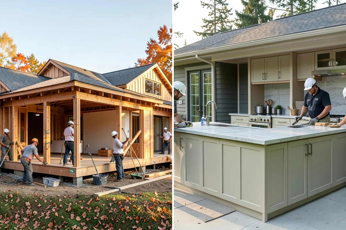 Cedar Fence Installation in Gig Harbor, Pierce County, WA - Lay out the fence and verify setbacks