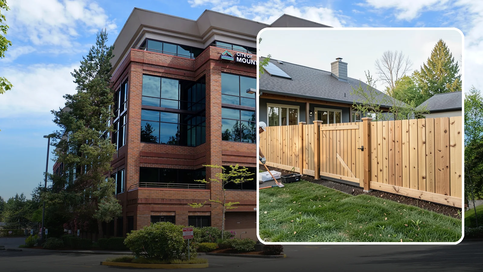 Cedar Fence Installation in Mountlake Terrace, Snohomish County, WA - A premium cedar fence prized for its natural rot resistance and rich Northwest character.