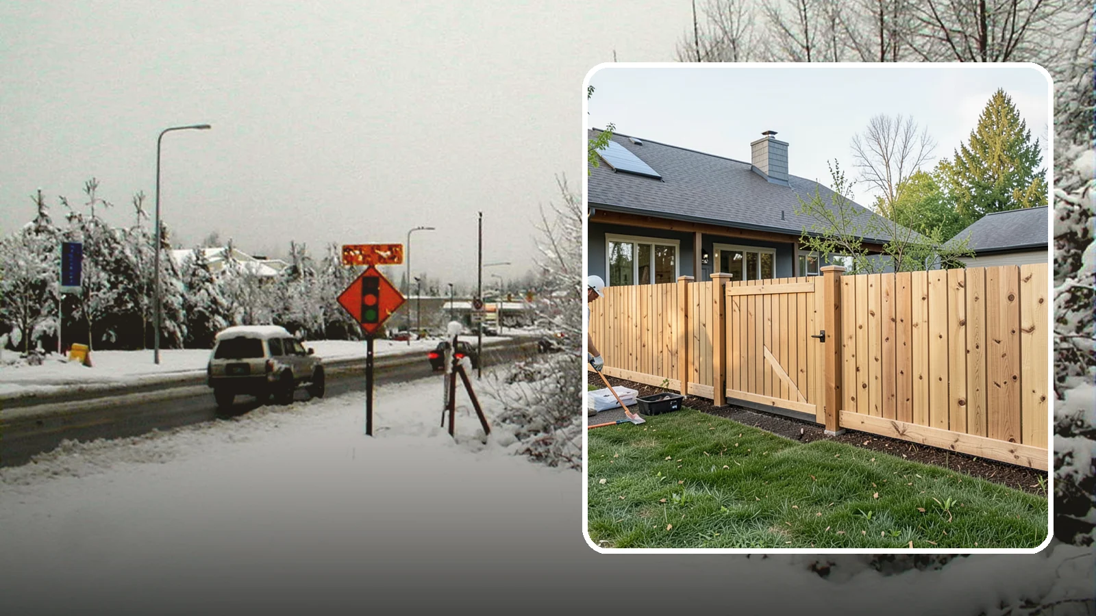 Cedar Fence Installation in Newcastle, King County, WA - A premium cedar fence prized for its natural rot resistance and rich Northwest character.