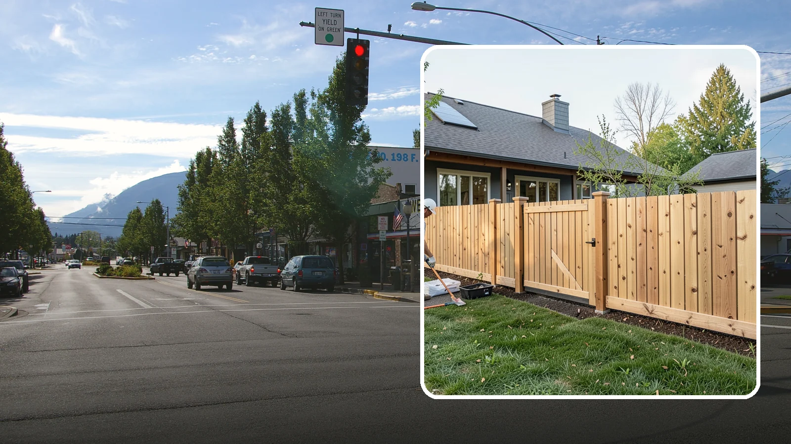Cedar Fence Installation in North Bend, King County, WA - A premium cedar fence prized for its natural rot resistance and rich Northwest character.