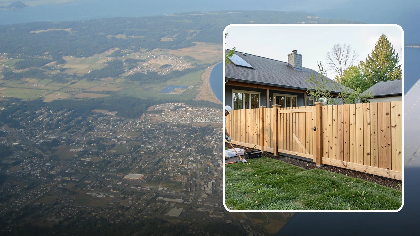 Cedar Fence Installation in Oak Harbor, Island County, WA - A premium cedar fence prized for its natural rot resistance and rich Northwest character.
