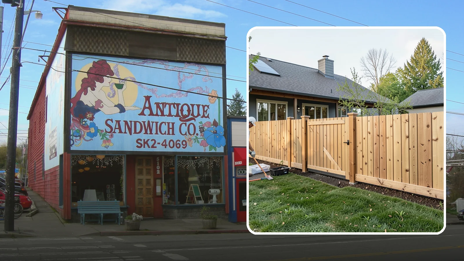 Cedar Fence Installation in Ruston, Pierce County, WA - A premium cedar fence prized for its natural rot resistance and rich Northwest character.
