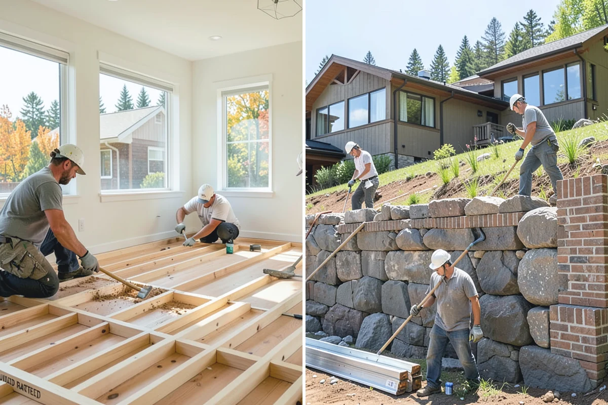 Cedar Fence Installation in Skykomish, King County, WA - Lay out the fence and verify setbacks
