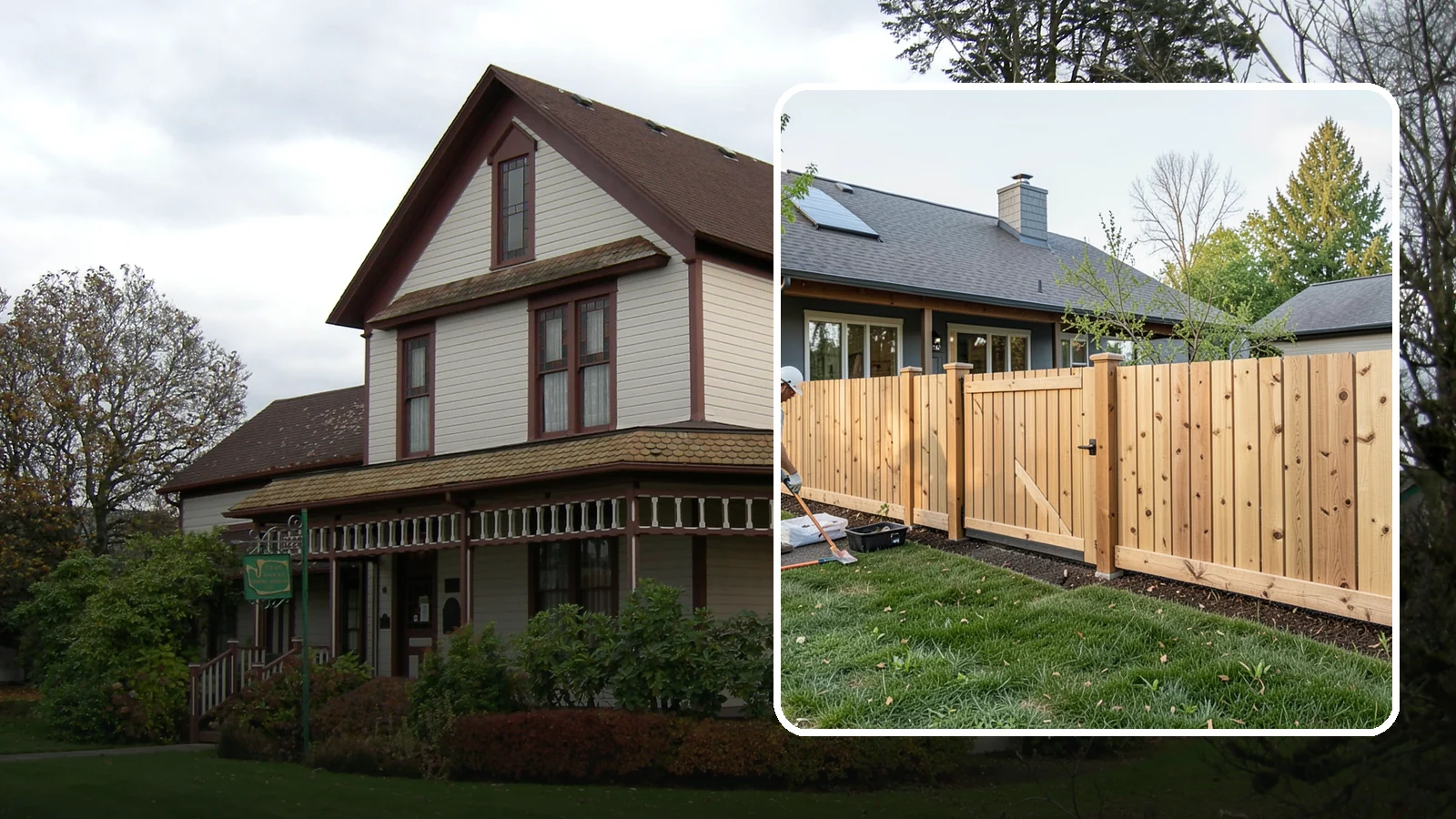 Cedar Fence Installation in Sumner, Pierce County, WA - A premium cedar fence prized for its natural rot resistance and rich Northwest character.