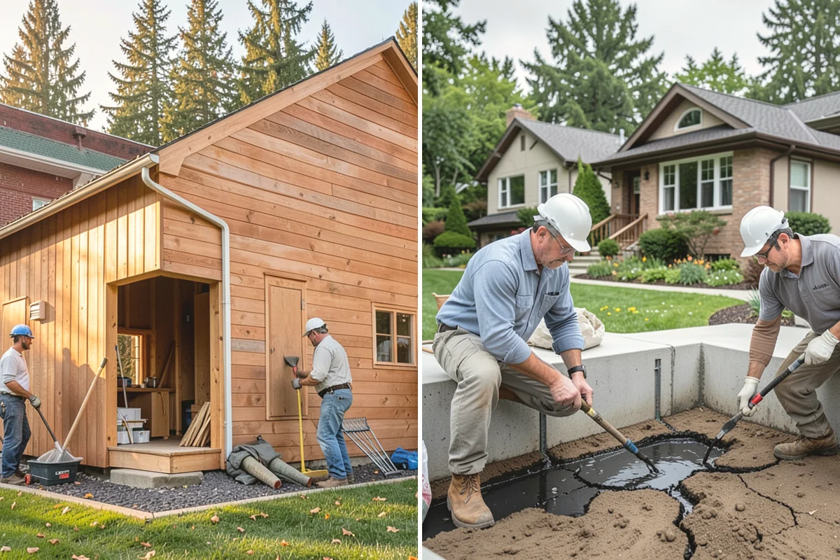Cedar Fence Installation in Tacoma, Pierce County, WA - Lay out the fence and verify setbacks
