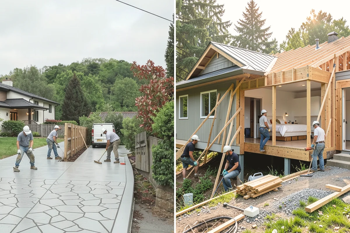 Cedar Fence Installation in Tukwila, King County, WA - Lay out the fence and verify setbacks