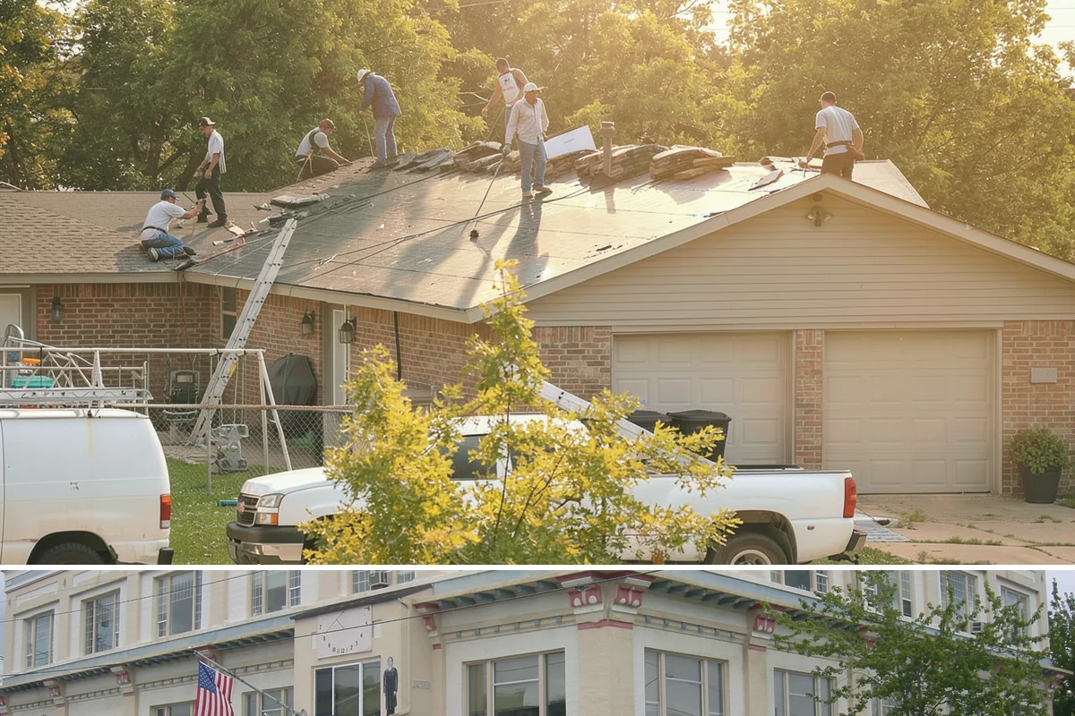 Cedar Roof Installation in Anacortes, Skagit County, WA - Summer installation lets the cedar and underlayment stay dry during the roofing process.