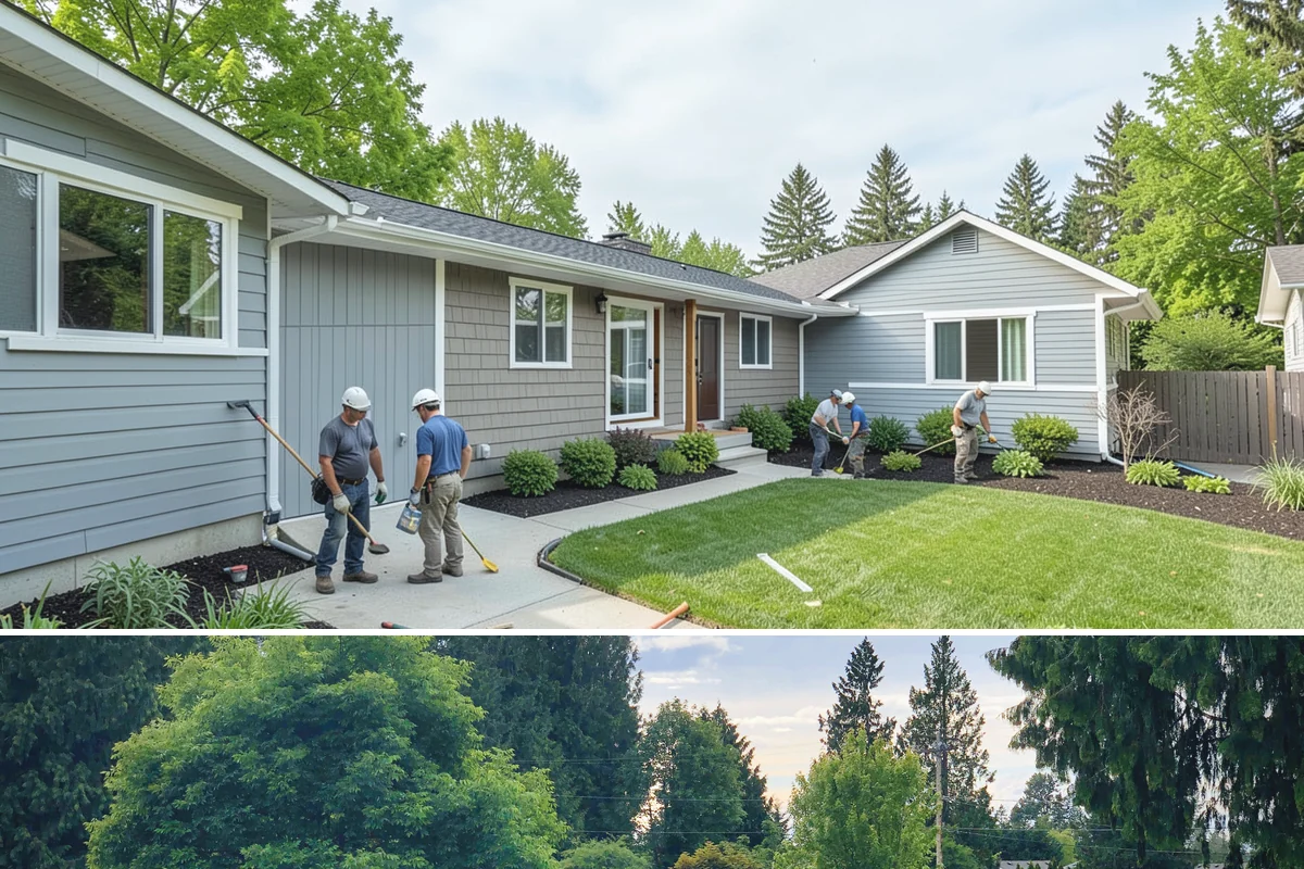Cedar Roof Installation in Bonney Lake, Pierce County, WA - Summer installation lets the cedar and underlayment stay dry during the roofing process.