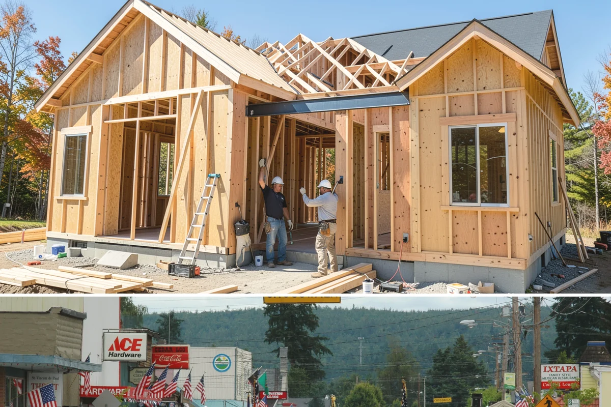 Cedar Roof Installation in Carnation, King County, WA - Summer installation lets the cedar and underlayment stay dry during the roofing process.