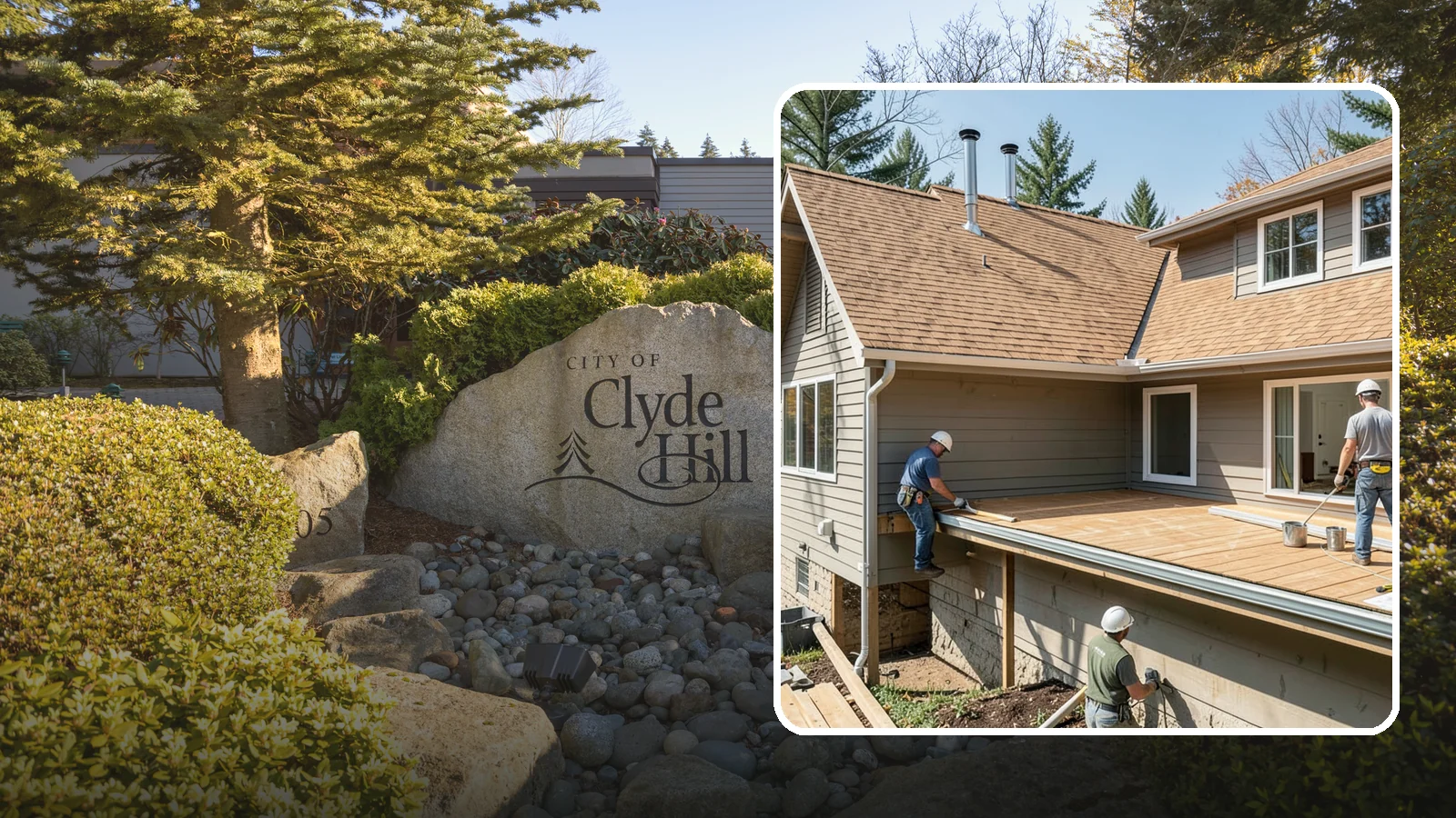 Cedar Roof Installation in Clyde Hill, King County, WA - A classic cedar shake or shingle roof that brings natural beauty and proven Northwest durability.