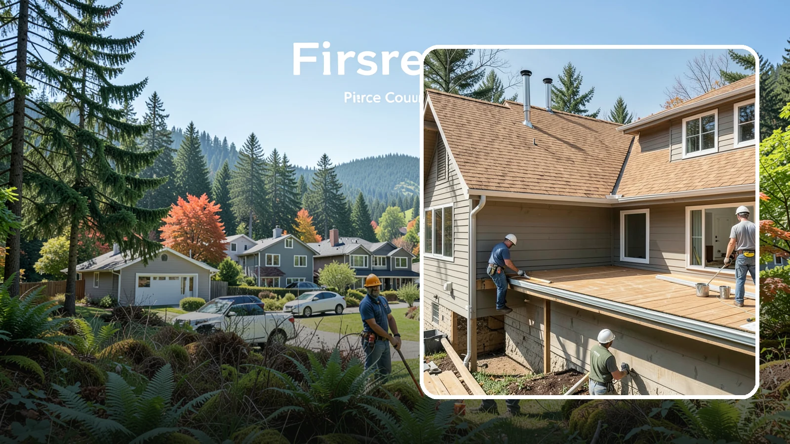 Cedar Roof Installation in Fircrest, Pierce County, WA - A classic cedar shake or shingle roof that brings natural beauty and proven Northwest durability.