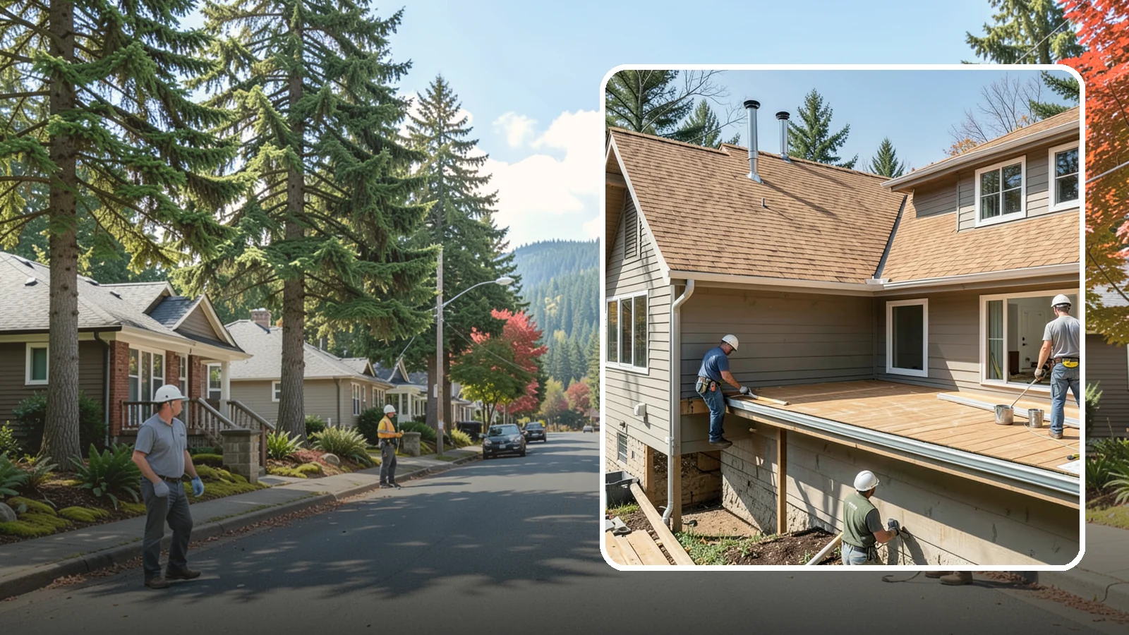 Cedar Roof Installation in Hunts Point, King County, WA - A classic cedar shake or shingle roof that brings natural beauty and proven Northwest durability.