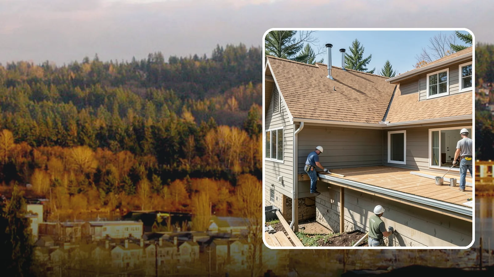 Cedar Roof Installation in Kenmore, King County, WA - A classic cedar shake or shingle roof that brings natural beauty and proven Northwest durability.